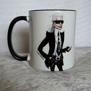 Karl Lagerfeld Fashion Mug by Glen Hanson